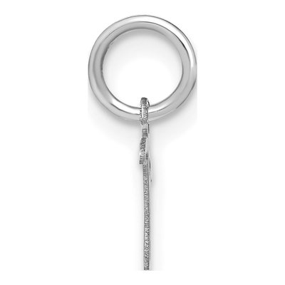 Sterling Silver Letter T Charm – view 2