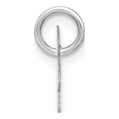 Sterling Silver Letter W Charm – view 2