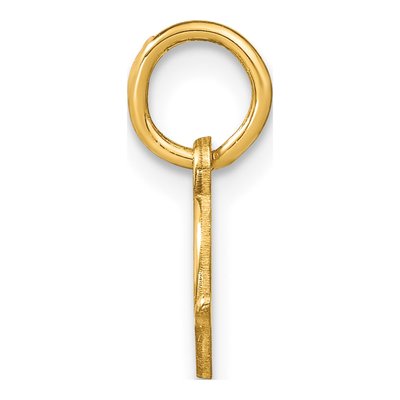 14K Yellow Gold Letter D Pendant – view 2