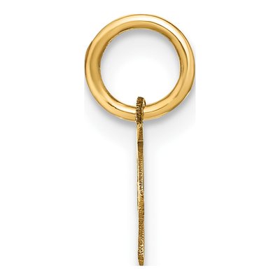 14K Yellow Gold Letter P Pendant – view 3