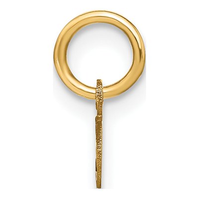 Gold-Plated Sterling Silver Lowercase Letter O Charm – view 2