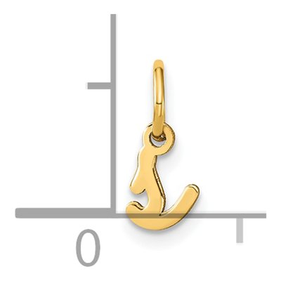 Gold-Plated Sterling Silver Lowercase Letter S Charm – view 4