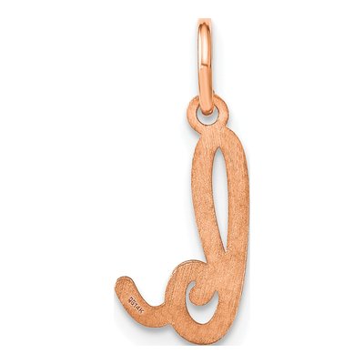 Rose Gold-Plated Sterling Silver Letter B Charm – view 3