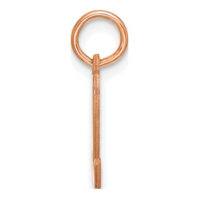 Rose Gold-Plated Sterling Silver Letter D Charm – view 2