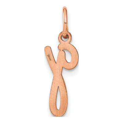Rose Gold-Plated Sterling Silver Lowercase 'g' Letter G Charm – view 3