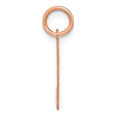 Rose Gold-Plated Sterling Silver Letter H Charm – view 2