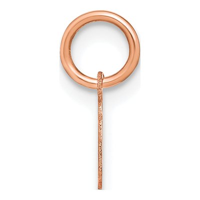 Rose Gold-Plated Sterling Silver Initial I Charm – view 2