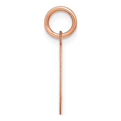 Rose Gold-Plated Sterling Silver Letter L Charm – view 2