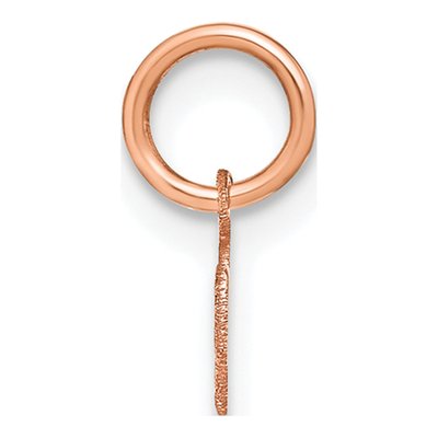 Rose Gold-Plated Sterling Silver Letter M Charm – view 2