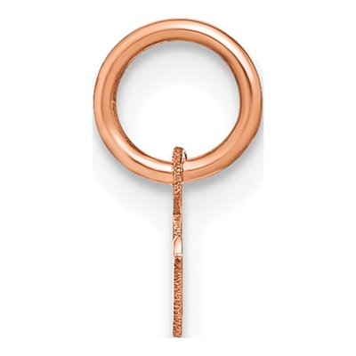 Rose Gold-Plated Sterling Silver Letter R Charm – view 2