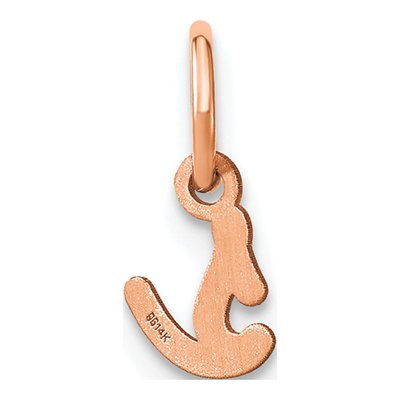 Rose Gold-Plated Sterling Silver Lowercase 's' Letter S Charm – view 3