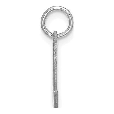 Sterling Silver Lowercase Letter D Charm – view 2