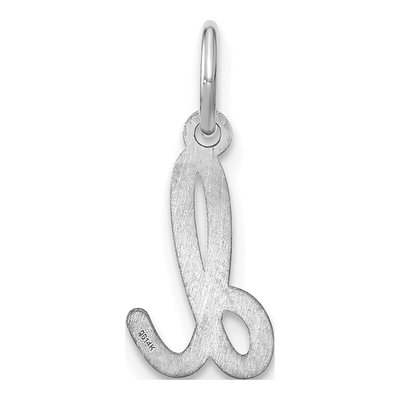 Sterling Silver Lowercase Letter D Charm – view 4