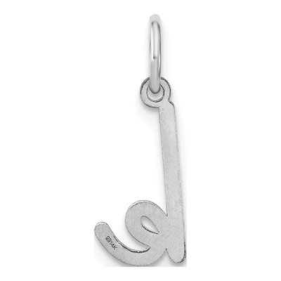 Sterling Silver Lowercase Letter K Charm – view 4