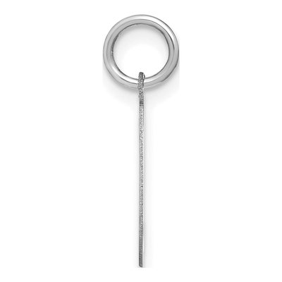 Sterling Silver Lowercase Letter L Charm – view 2