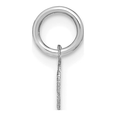 Sterling Silver Lowercase Letter M Charm – view 3
