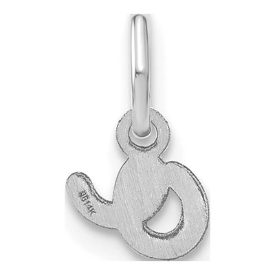 Sterling Silver Letter O Charm – view 4