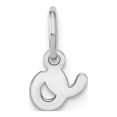 Sterling Silver Letter O Charm