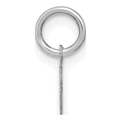 Sterling Silver Lowercase Letter S Charm – view 2