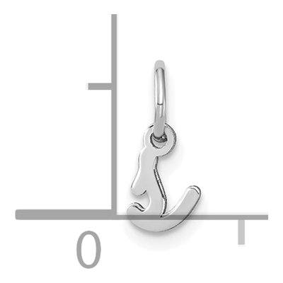 Sterling Silver Lowercase Letter S Charm – view 4