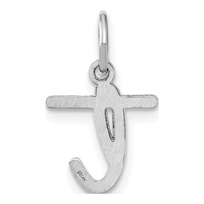 Sterling Silver Letter T Charm – view 3