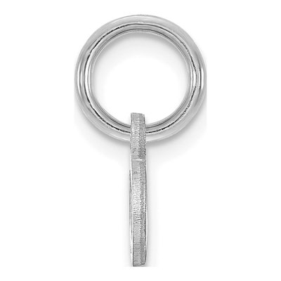 14K White Gold 'a' Letter A Charm – view 3