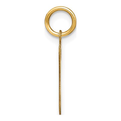 14K Yellow Gold Lowercase Letter G Charm – view 3