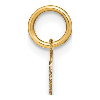 14K Yellow Gold Letter M Pendant – view 2