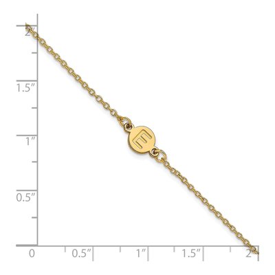 14K Yellow Gold Personalized Letter Bubble Bracelet – view 3