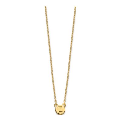 Gold-Plated Sterling Silver Initial Bubble Necklace – view 2