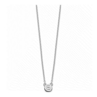 Sterling Silver Personalized Initial Bubble Necklace – view 2