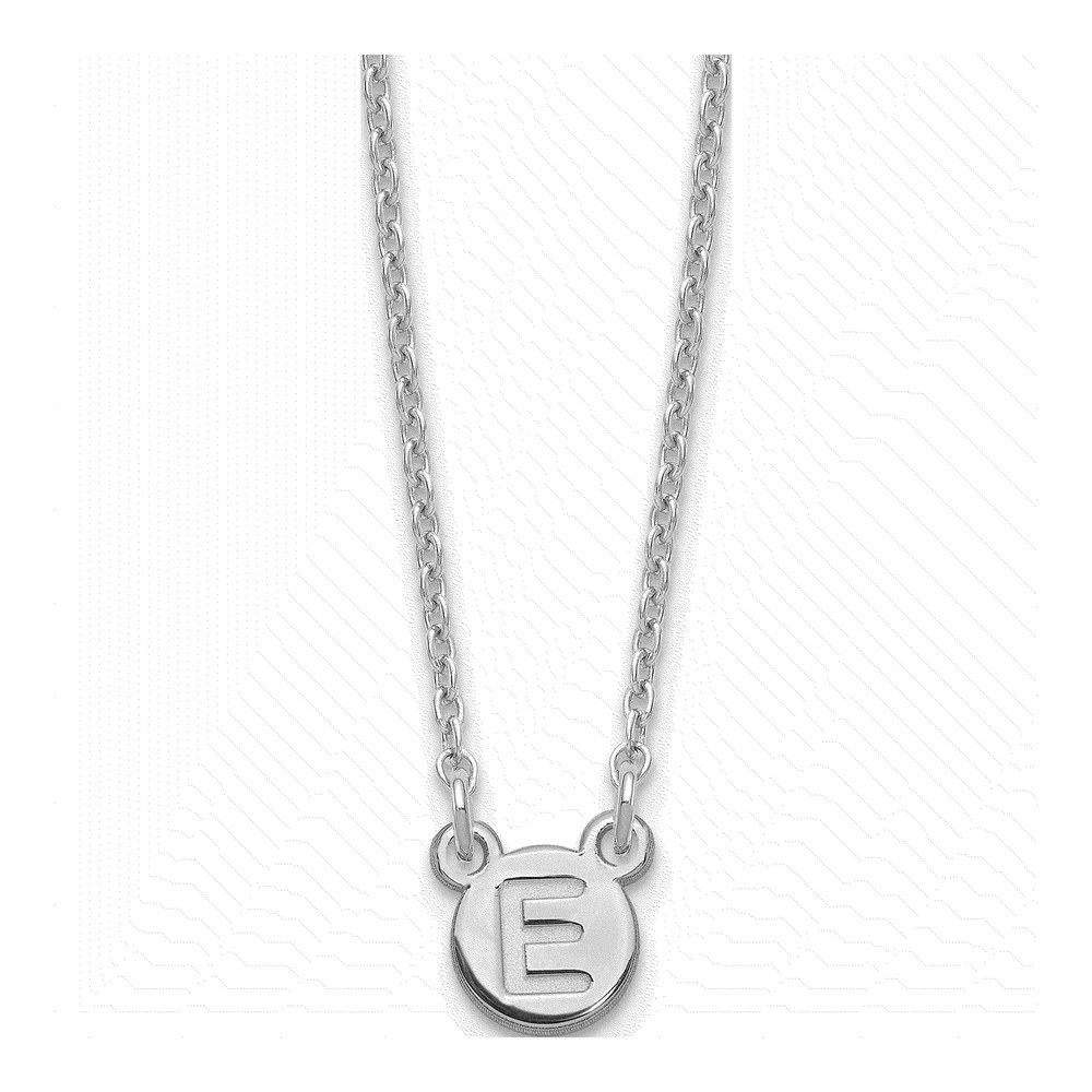 Sterling Silver Personalized Initial Bubble Necklace