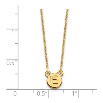 14K Yellow Gold Personalized Initial Bubble Necklace – view 3