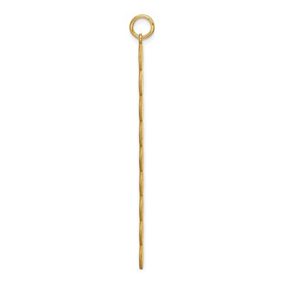 14K Yellow Gold Personalized 9-Letter Bubble Pendant – view 2