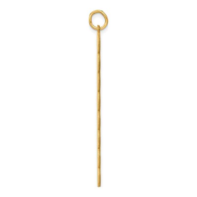 Gold-Plated Sterling Silver Personalized Letter Bubble Pendant – view 2