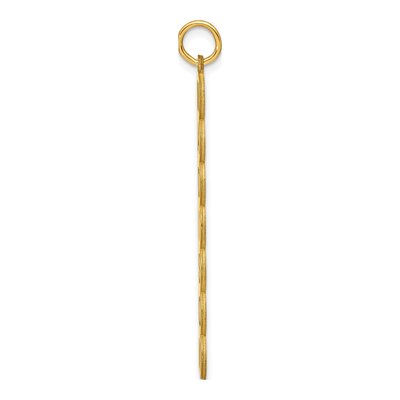 Gold-Plated Sterling Silver Personalized Letter Bubble Pendant – view 2