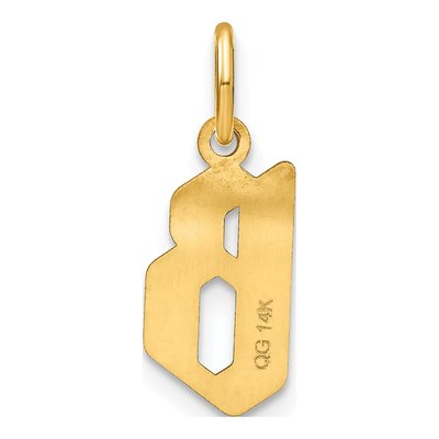 Gold-Plated Sterling Silver Letter B Pendant – view 5