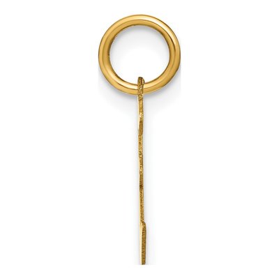 Gold-Plated Sterling Silver Letter E Pendant – view 3