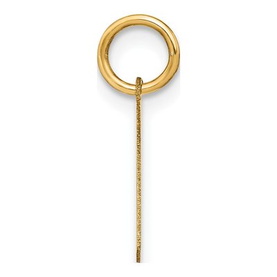 Gold-Plated Sterling Silver Letter H Pendant – view 2