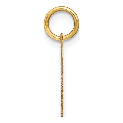 Gold-Plated Sterling Silver Initial I Pendant – view 3
