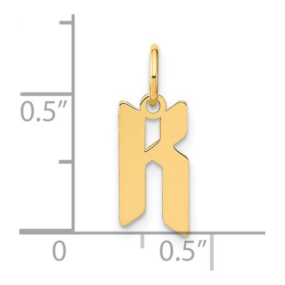 Gold-Plated Sterling Silver Letter K Pendant – view 5