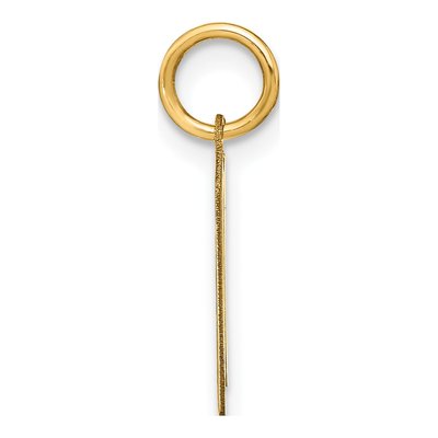 Gold-Plated Sterling Silver Letter N Pendant – view 3