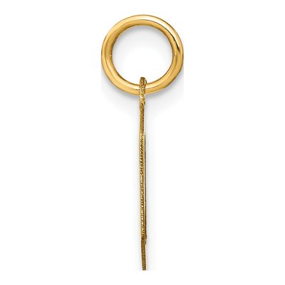 Gold-Plated Sterling Silver Letter O Pendant – view 3