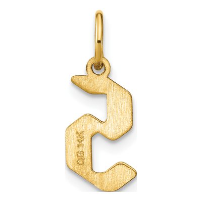 Gold-Plated Sterling Silver Letter S Pendant – view 3