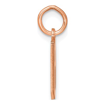Rose Gold-Plated Sterling Silver Letter B Pendant – view 2