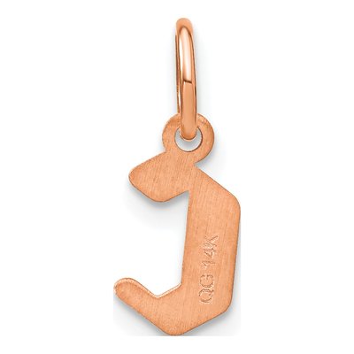 Rose Gold-Plated Sterling Silver Letter C Pendant – view 3