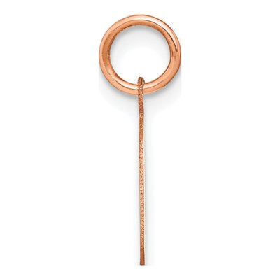 Rose Gold-Plated Sterling Silver Letter G Pendant – view 2