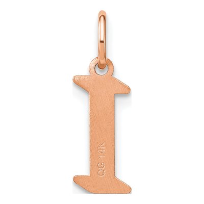 Rose Gold-Plated Sterling Silver Initial I Pendant – view 3