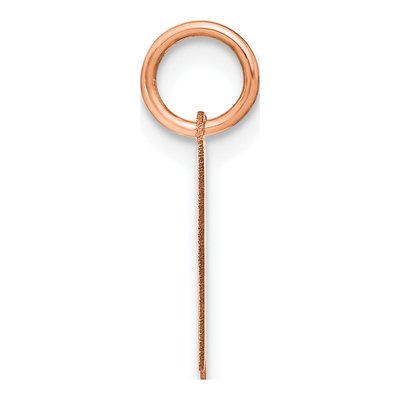Rose Gold-Plated Sterling Silver Letter K Pendant – view 2