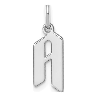 Sterling Silver Letter A Pendant